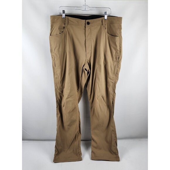 Orvis Pants Mens 40x32 Tan Cargo Thermal Lined Straight Leg Pant Comfort - Picture 1 of 10